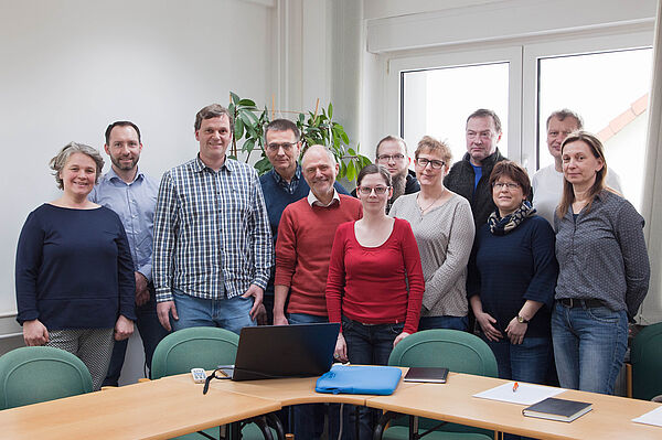 Infoveranstaltung zur Gruppenfoto: MNZ-Gründung am 26. März 2019. (Foto: Lisa Gathmann/HTWK Leipzig)