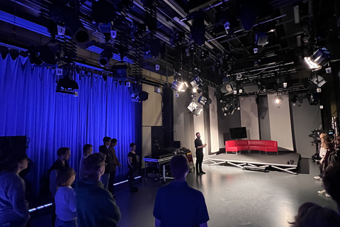 Ferienhochschule 2022, Tag 1 Campusrundgang HTWK Leipzig © Stefan Schmeißer, HTWK Leipzig